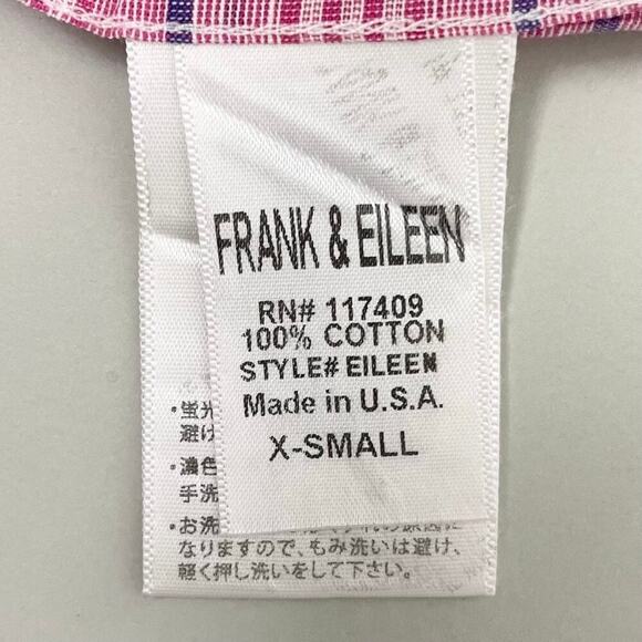 Frank & Eileen Italian Cotton Plaid Eileen Relaxed Fit Button-Up Shirt - Picture 11 of 11